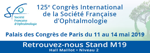 AXE E Santé - Spécialiste de la gestion de l'accueil patient en centre d'ophtalmologie <br/> Retrouvez nous au Congrès SFO du 11 au 14 mai 2019