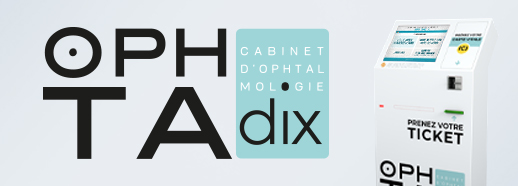 Le Centre Ophtadix Vision choisit la borne d’accueil Diffmed